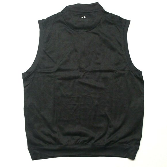 Grand Slam Water-Repellent Golf Vest - Black - L - Picture 3 of 4